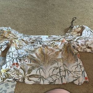 Tropical print shirt